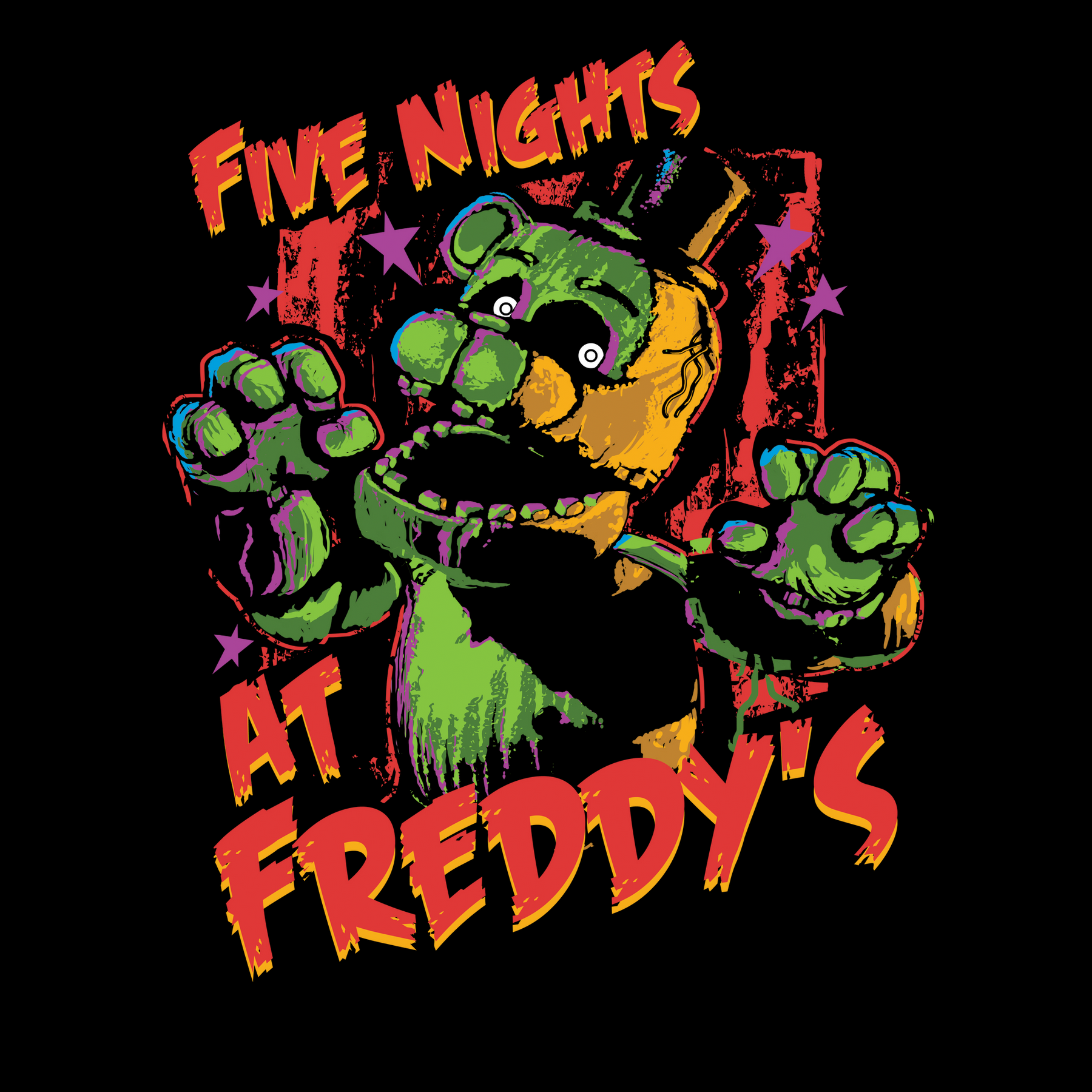 Scary Robot Bear Kids T-Shirt