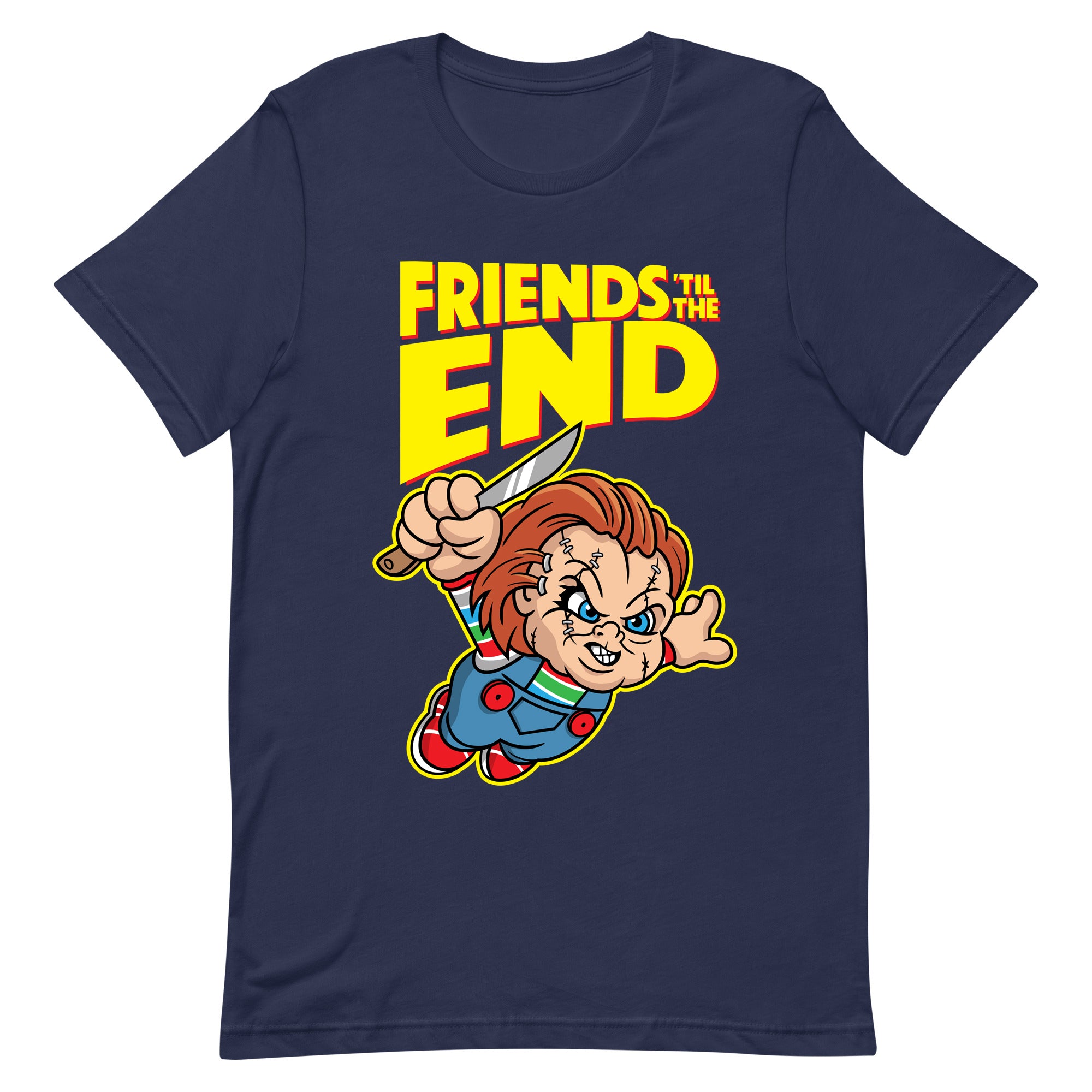 Friends Til The End Horror Doll T-Shirt
