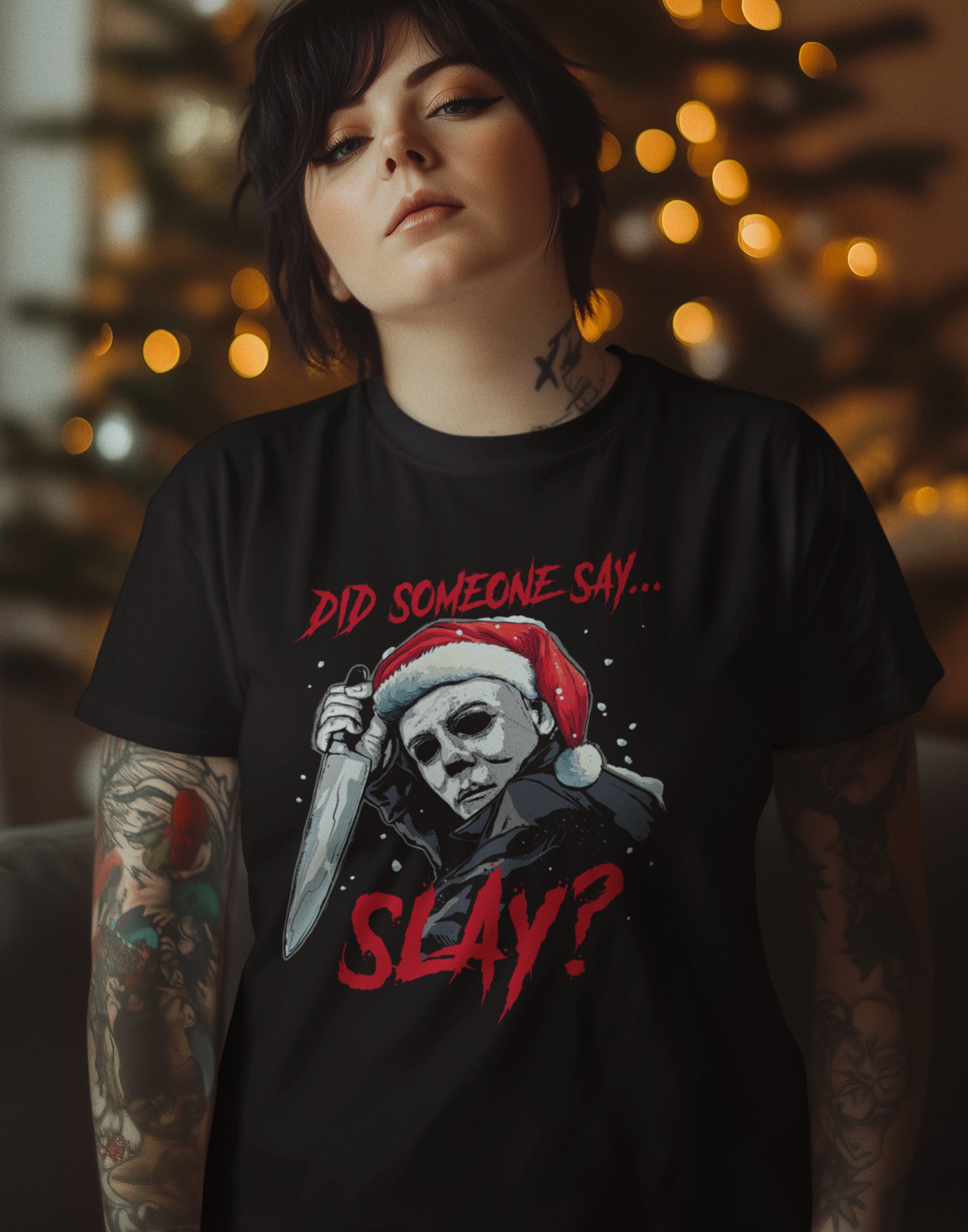 Holiday Horror Slasher Christmas T-Shirt