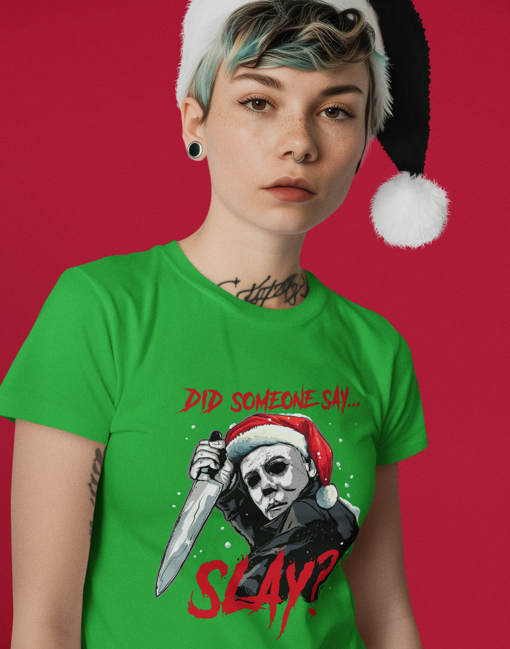 Holiday Horror Slasher Christmas T-Shirt