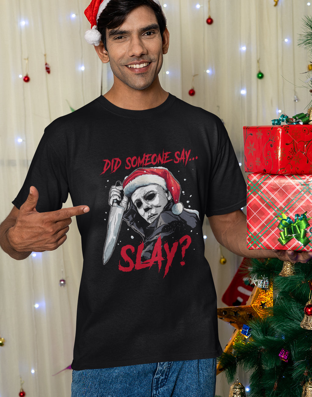 Holiday Horror Slasher Christmas T-Shirt
