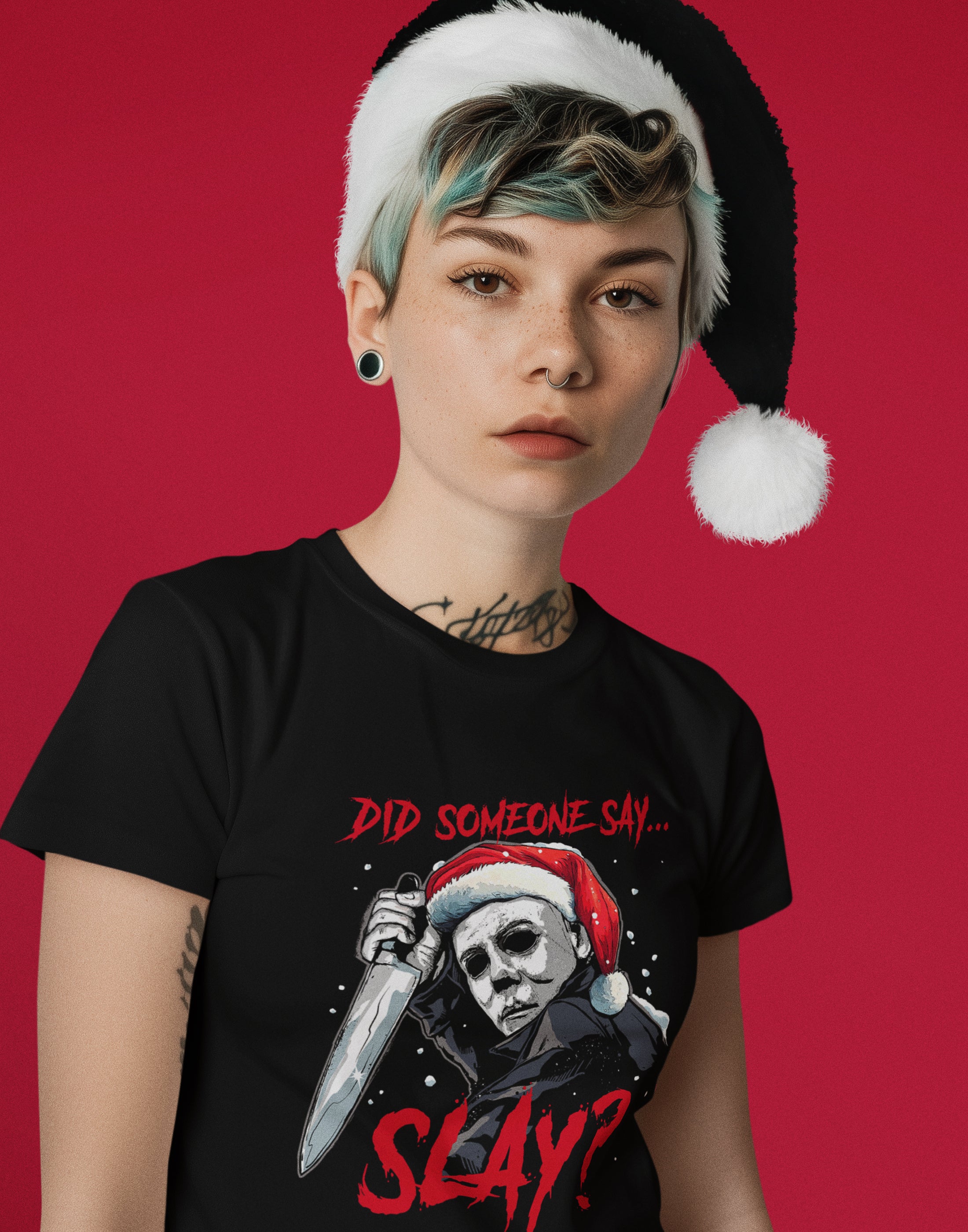 Holiday Horror Slasher Christmas T-Shirt