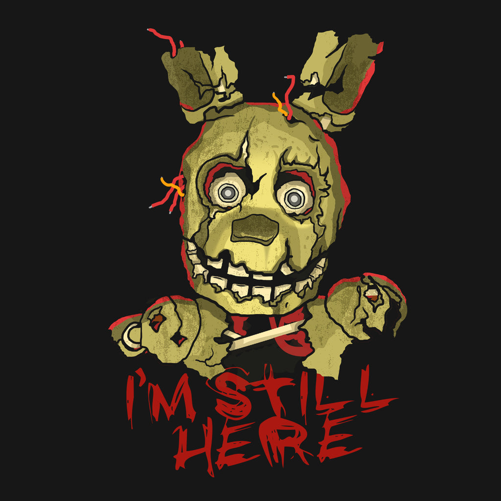 FNAF Still Here Horror Gaming Unisex T-Shirt - Scary Animatronic Character Design